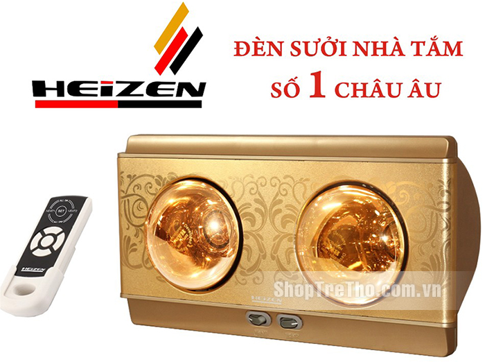 den suoi nha tam Heizen 2 bong dieu khien tu xa - HE2BR