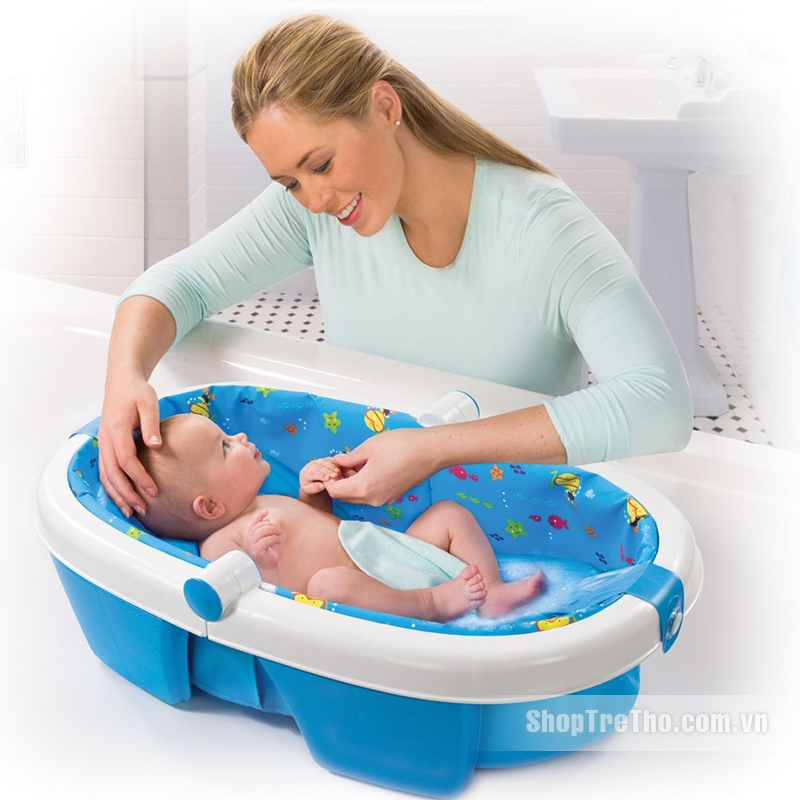 Chậu tắm du lịch Summer 08310 - Newborn to Toddler Fold Away baby Bath