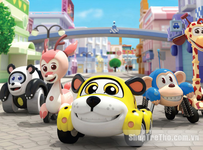 Đồ chơi dòng xe dùng pin Sói háo thắng Vroomiz