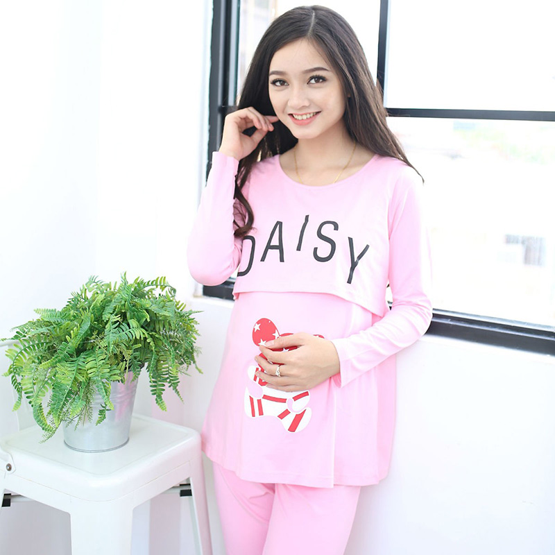 Bộ bầu mặc nhà in Daisy Emum