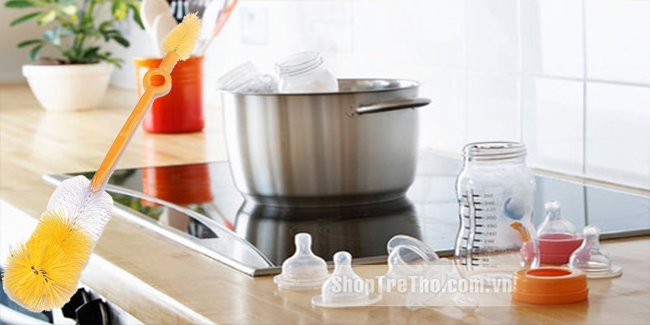 Cọ rửa bình sữa hai đầu S1410
