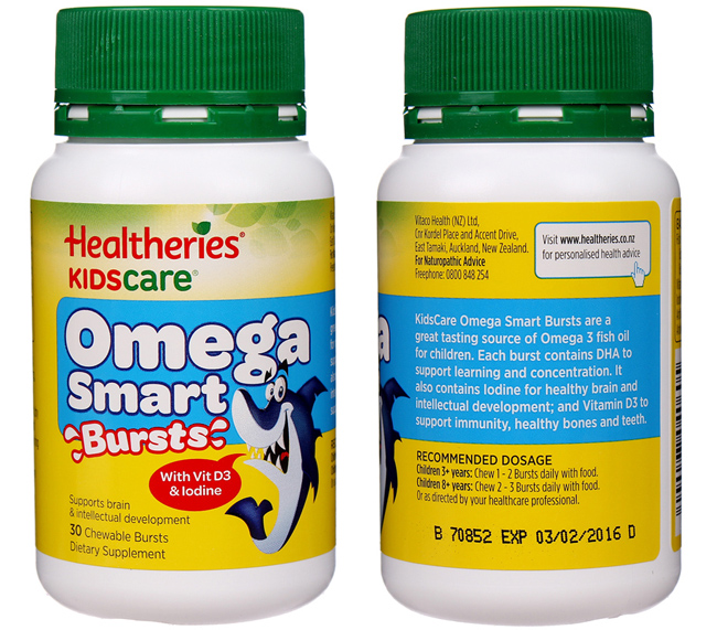 Vitamin Healtheries Kidscare Omega