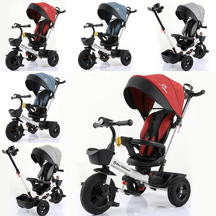 Xe 3 bánh cao cấp Codybaby ghế xoay 360 độ DS8818