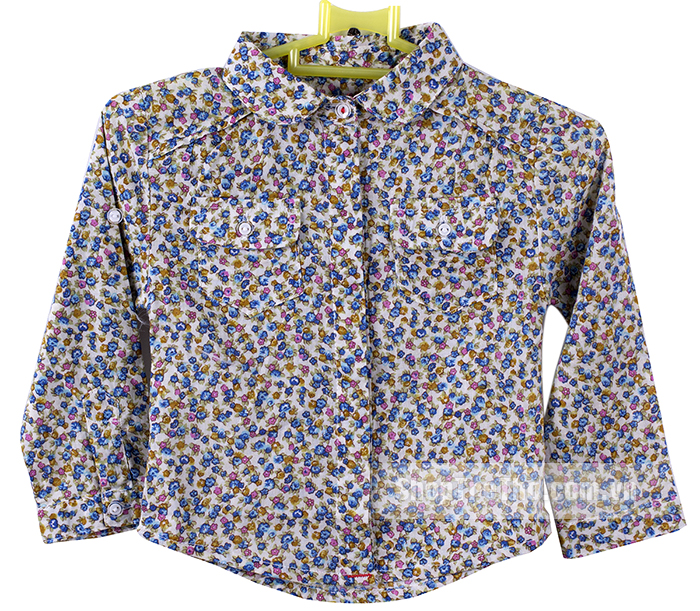Áo sơ mi Zara in hoa 6006 TE0109