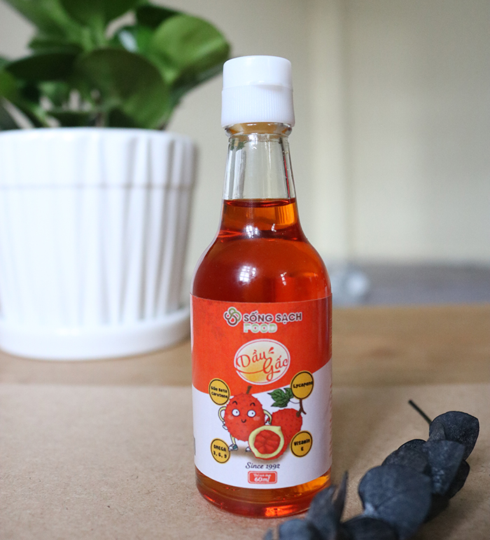Dầu gấc ăn dặm Sống Sạch Food (60ml)
