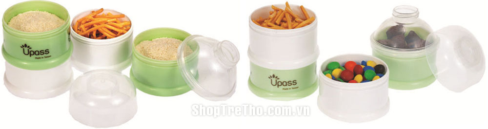 Hộp đựng sữa 4 ngăn không BPA Upass UP8004C 