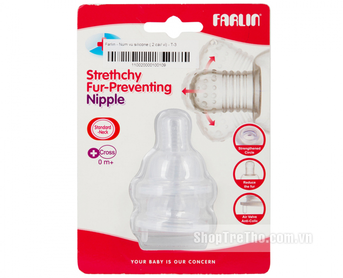 Núm ty Farlin sillicone T-3
