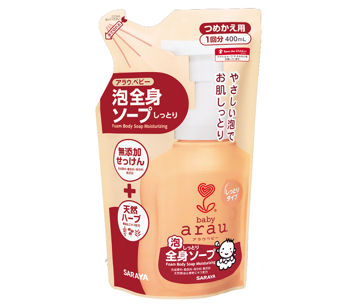 Sữa tắm gội thảo mộc Arau Baby 400ml (túi)