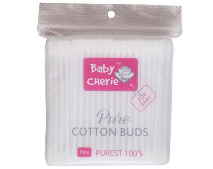 ​Bông tăm trẻ em Baby Cherie (100 que/túi) 