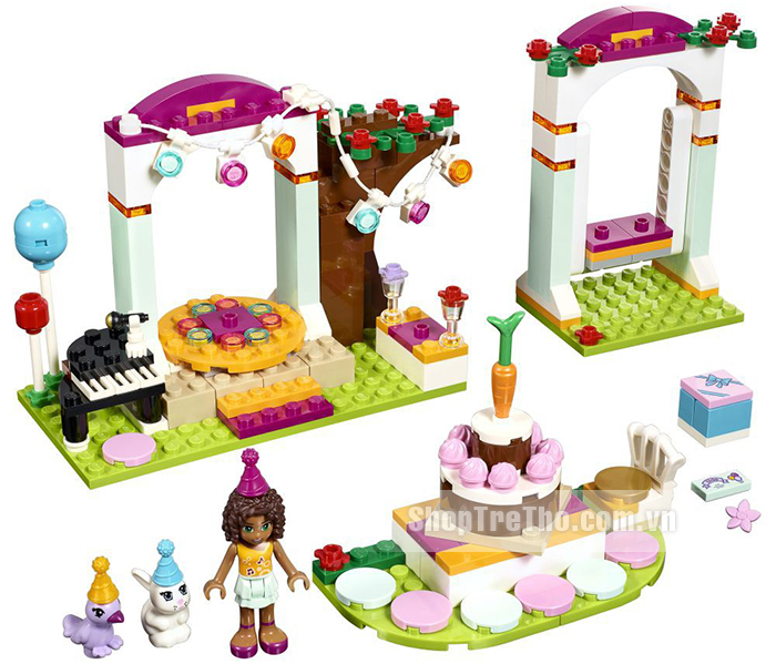 do choi Lego Friends 41110 - tiec sinh nhat thu cung