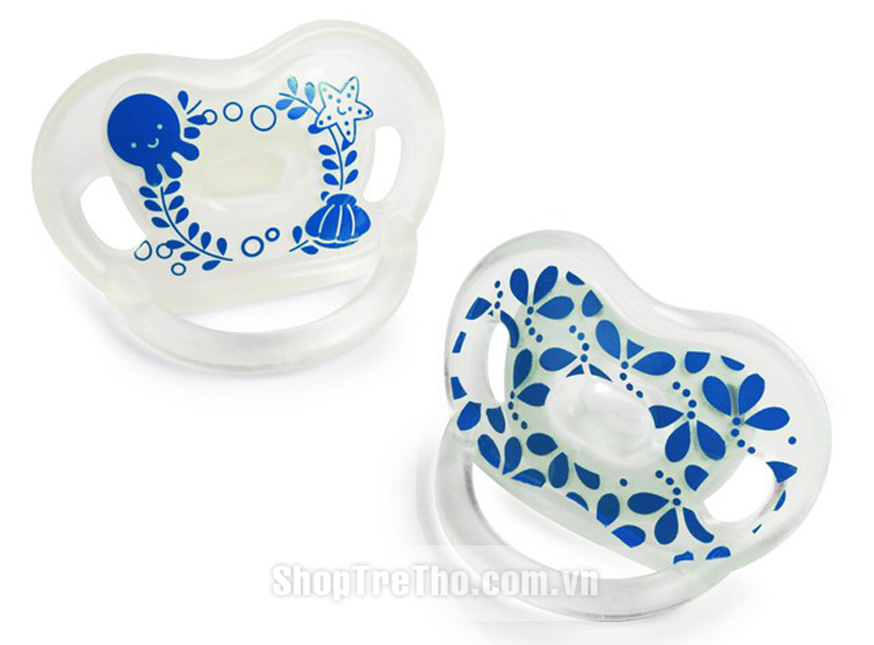 Ti giả Silicon born free  xanh lá cây -bộ 2 cái 0-6 tháng