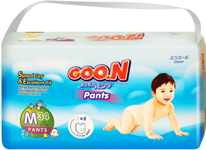Bỉm quần Goon Slim M34