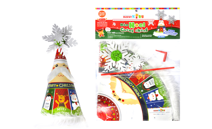 nón Noel chong chóng - Ông Noel trung thực 