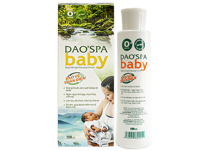 Nuoc tam thao duoc cho be Daospa Baby 150ml