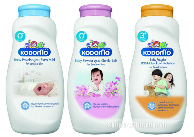 Phấn trị rôm sảy Kodomo Baby Gentle Soft