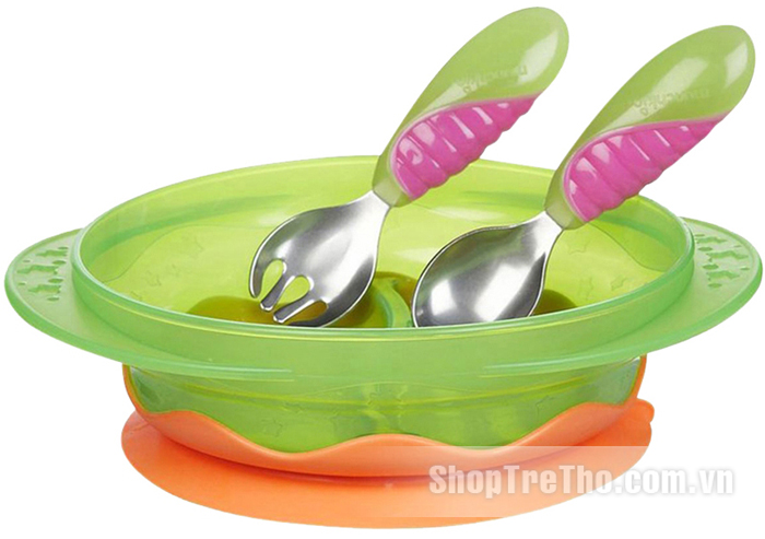 Bộ đồ ăn chống đổ Munchkin Suction Bowl Dining Set