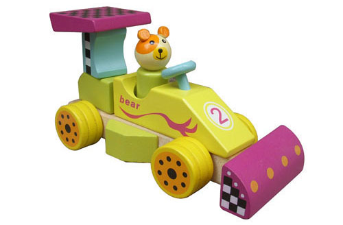 Đồ chơi gỗ Toptoys - Đua xe bằng thú HJ93012