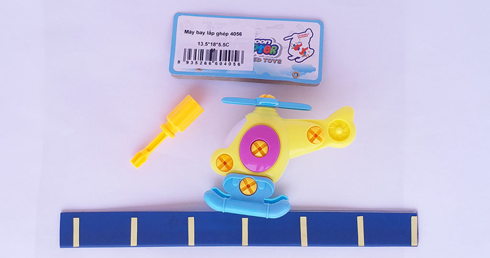 Đồ chơi máy bay lắp ghép 4056