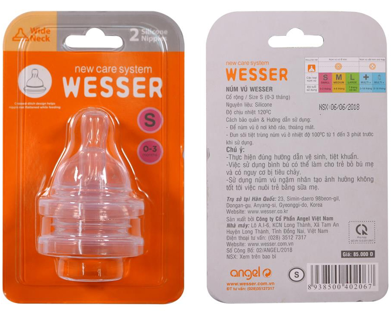 Núm ty Nano Wesser Cổ Rộng