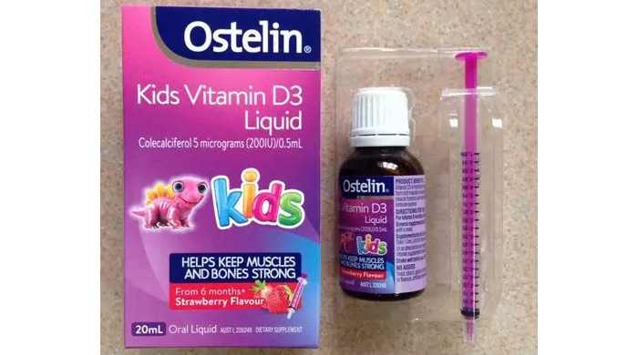 Ostelin Vitamin D Liquid Kids dạng Siro (20ml)