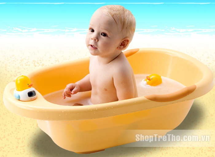 Chậu tắm Piyo Piyo 830185 cao cấp cho bé