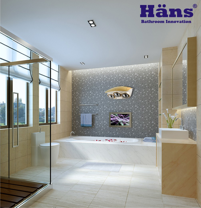 Đèn sưởi nhà tắm Hans 3 bóng