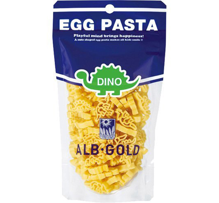 Nui trứng Egg Pasta Nhật hình khủng long (90g) 