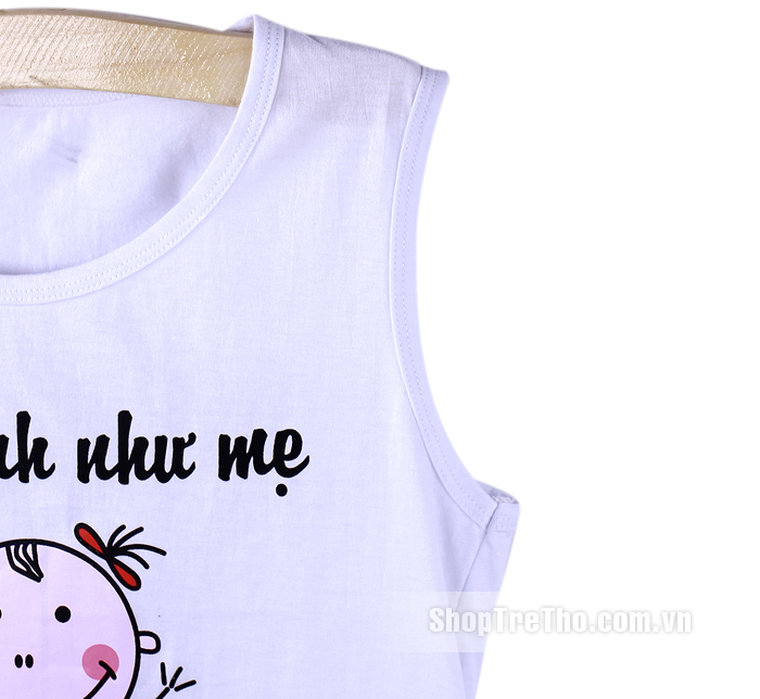 Áo ba lỗ I love Mama, Papa