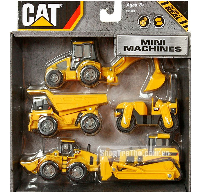 bo do choi 5 chiec xe mo hinh Toy State - CAT34601