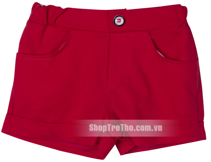 Bộ quần áo thêu hình cây (màu đỏ)