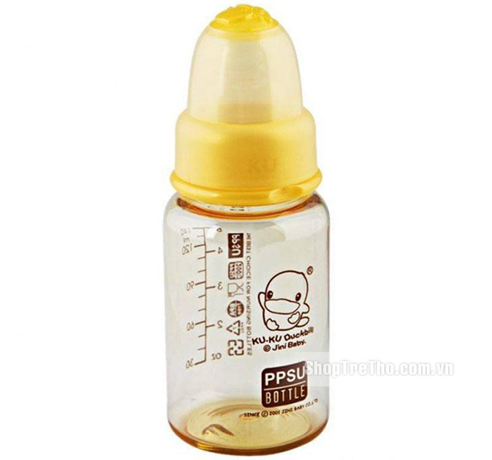 Bình sữa cổ thường 140ml Kuku5831