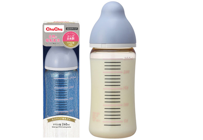 Bình sữa PPSU cổ rộng ChuChu 240ml (new)