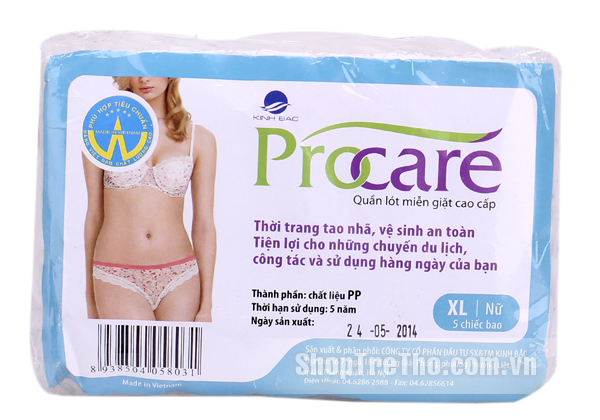 Quần lót cotton Procare (size XL)