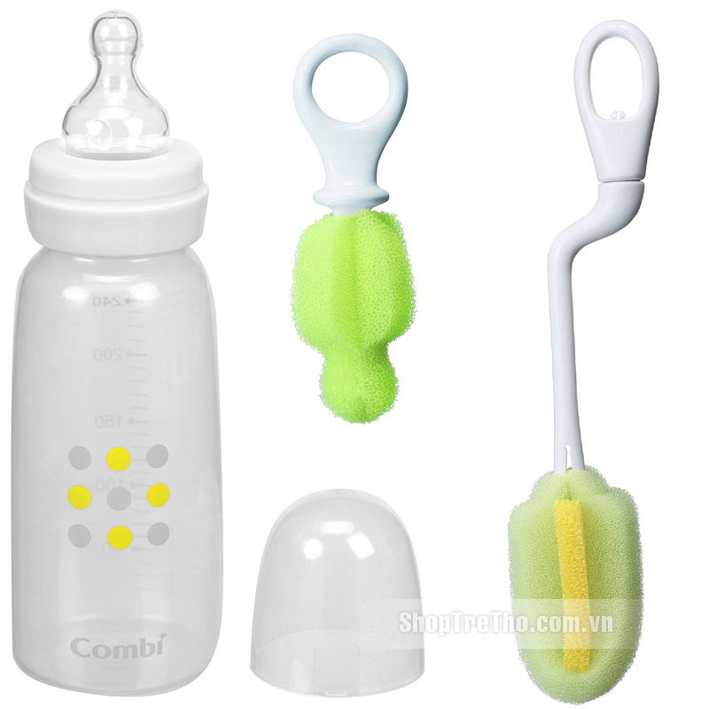 Bộ cây rửa bình sữa và phụ kiện bình Combi