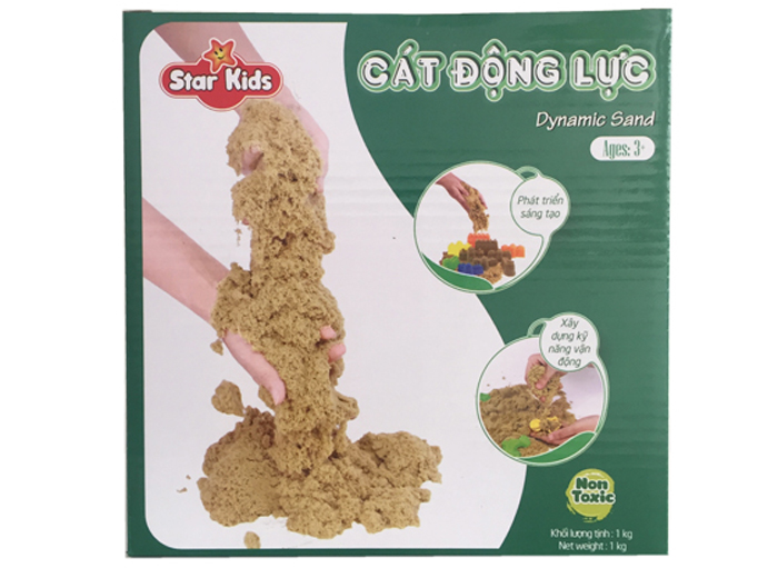 Cát động lực Star Kids K304 màu xanh lá cây