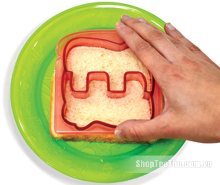 Khuôn cắt sandwich ngộ nghĩnh Munchkin 14902 Silly Sandwich Cutters - Asstd