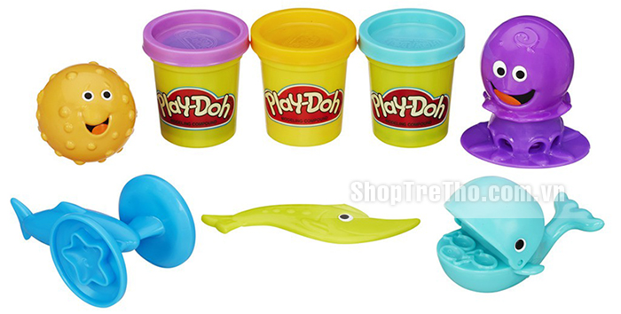 Đất nặn Play-doh sắc màu đại dương B1378