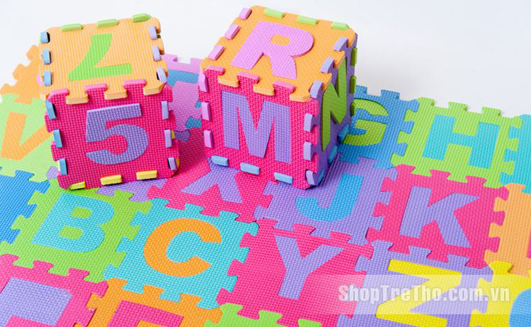Thảm ghép PAPA( bộ 26 miếng ghép chữ A-Z) FL003