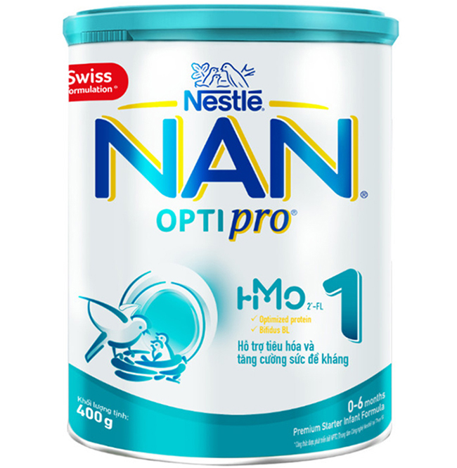 Sữa NAN HMO Optipro số 1 - 400g (0-6M)