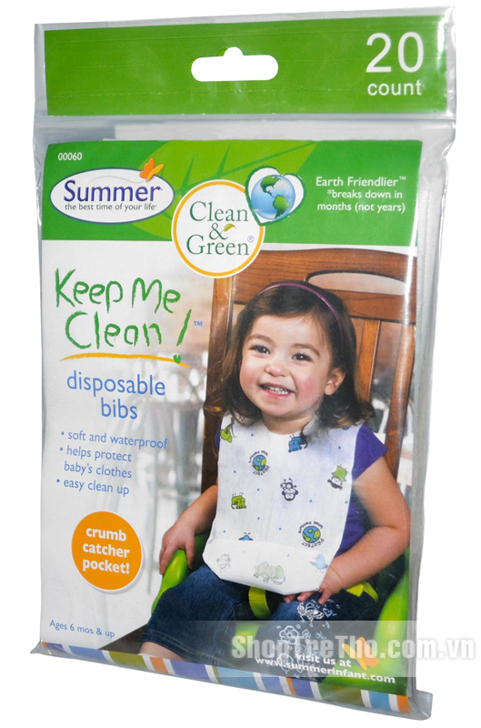 Yếm ăn cho bé du lịch Summer Infant 20 