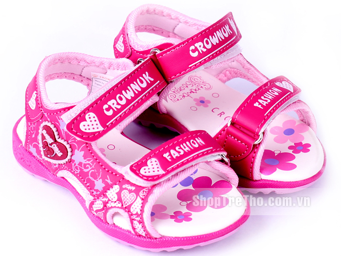 Dép sandal cao cấp Crown cho bé gái GD-324