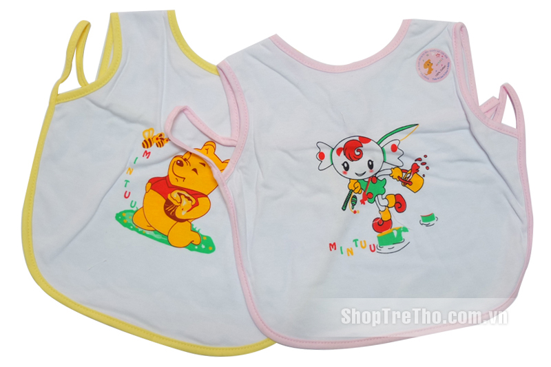Yếm áo cho bé Mintu cotton 100% có nhiều size