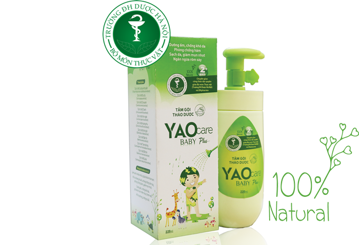 Gel tắm gội thảo dược Yaocare Baby plus