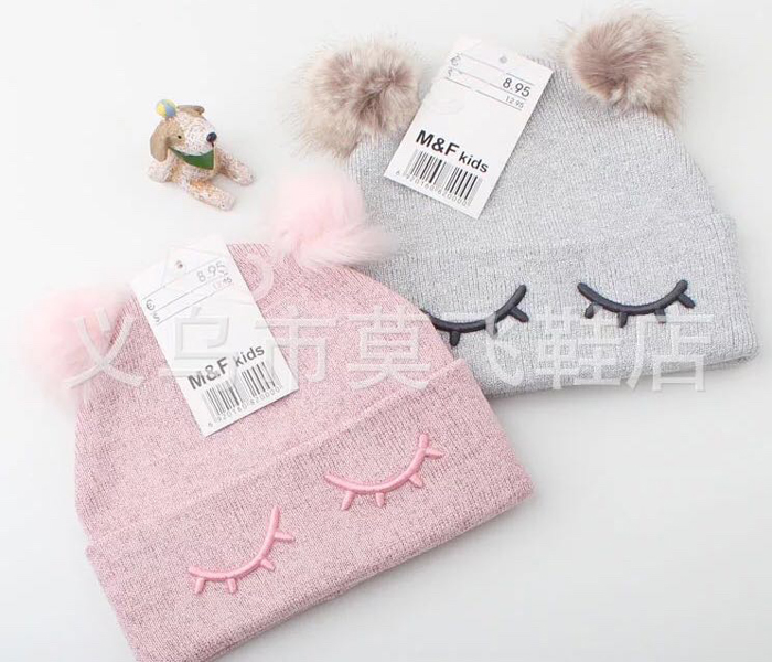 Mũ len tre em mắt nhắm TE006 (2-8T) 