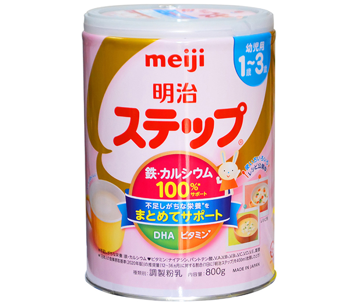 Sữa Meiji số 9 820g mẫu mới với trọng lượng 800gr