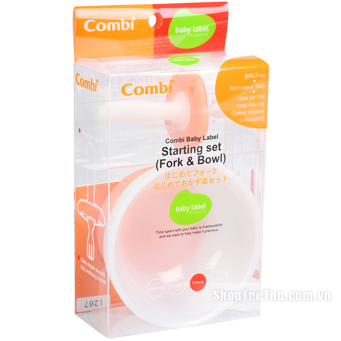 Bộ tập ăn Combi 111618 cho bé