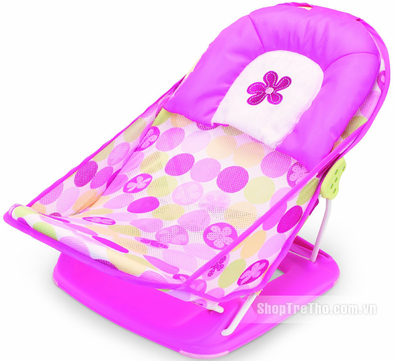 Ghế tắm nằm hồng Summer 18515- Mother's Touch Deluxe Baby Bather