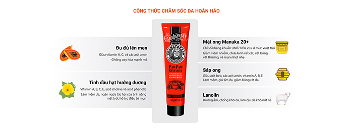 Kem da nang PawPaw Ointment 25g