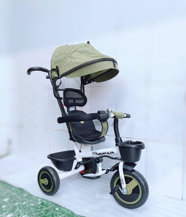 Xe đạp 3 bánh đa năng có mái che Bear DR-F8