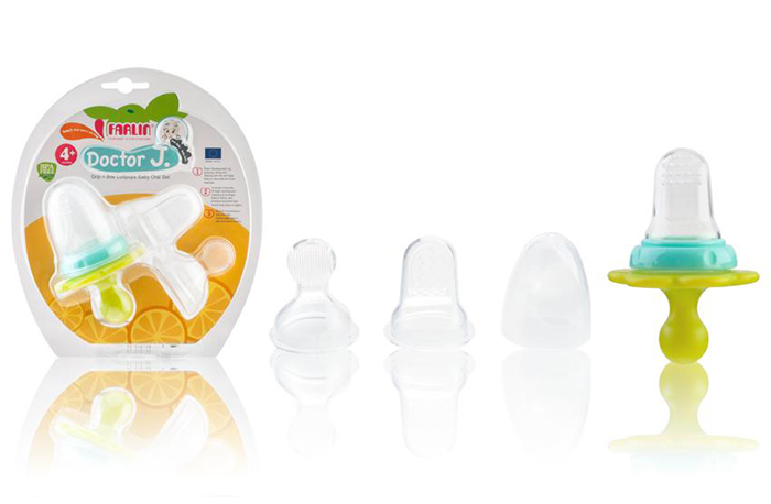 Bộ 3 sản phẩm silicone hỗ trợ răng nướu và cơ hàm Farlin (4+)